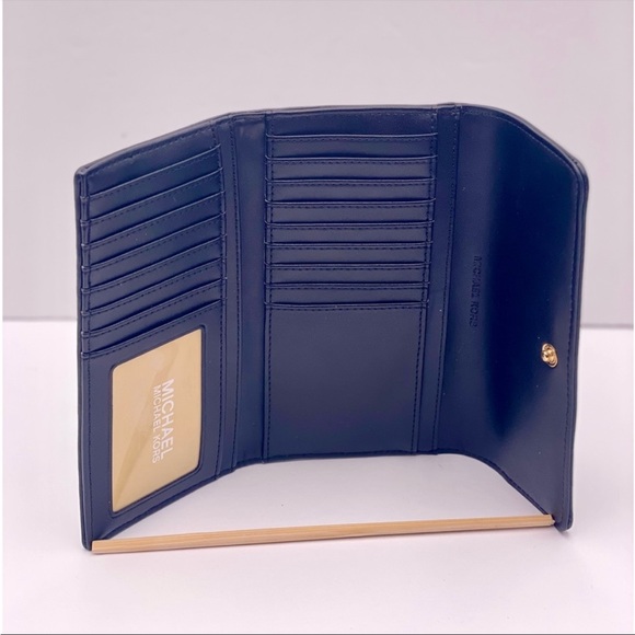 Michael Kors Trifold Wallet Black - Picture 7 of 11